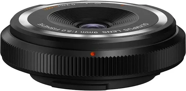 OM SYSTEM OLYMPUS M.Zuiko 9mm F8.0 Fisheye Body Cap Lens BCL-0980 for Micro Four Thirds Cameras