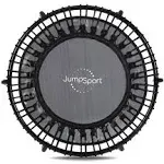 JumpSport 250 in-Home Cardio Fitness Rebounder, 39-inch | Mini Trampoline with Arched-Legged & Videos Included | Safe, Sturdy and Low-Impact | DVD and Free 60-Day Streaming