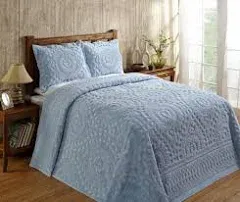 Better Trends Rio Floral Design 100% Cotton Bedspread