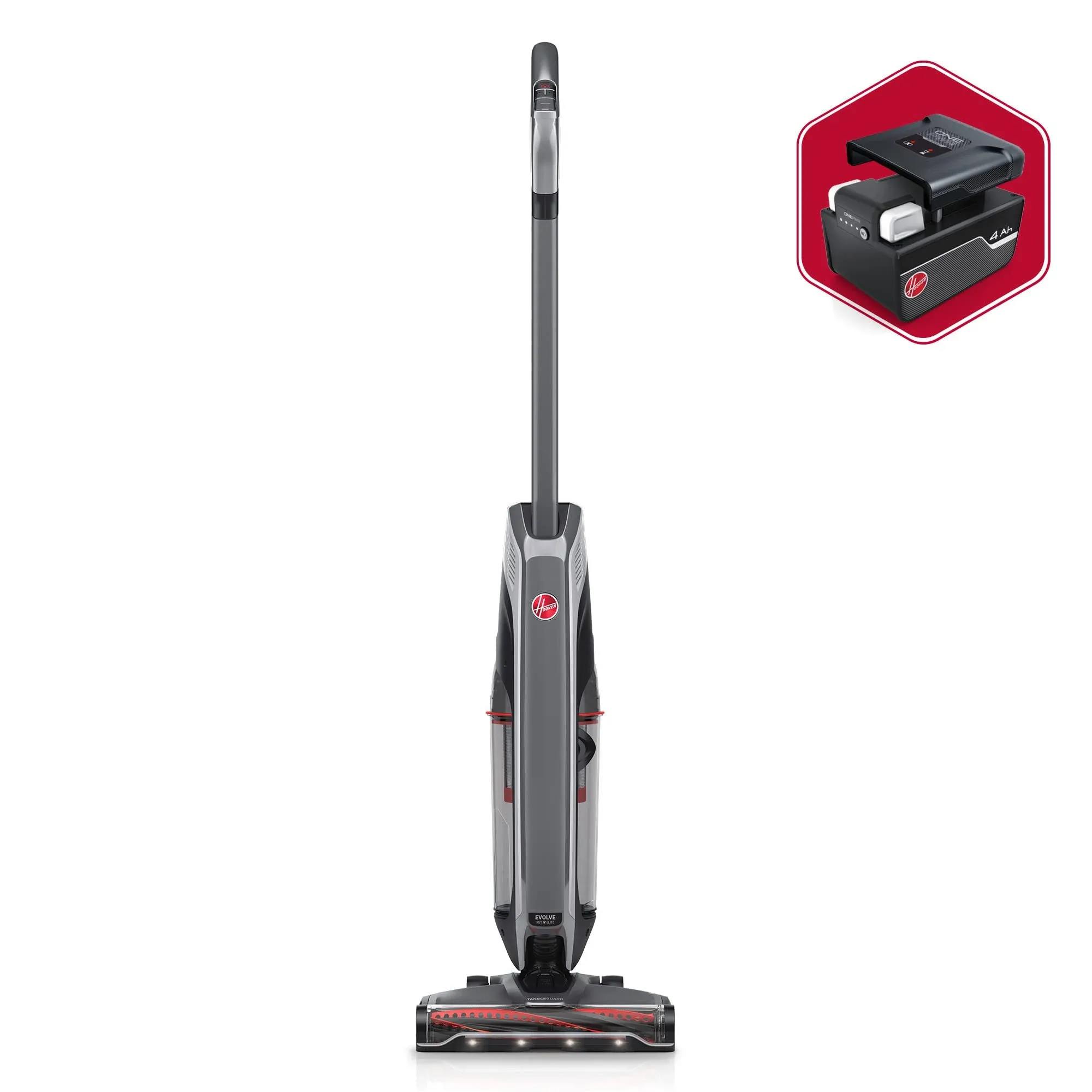 Hoover ONEPWR Evolve Pet Elite Cordless Upright Vacuum Cleaner Light