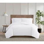 TRULY CALM Bedding Sets Twin XL Cotton Classic Duvet Cover Set Solid Color White