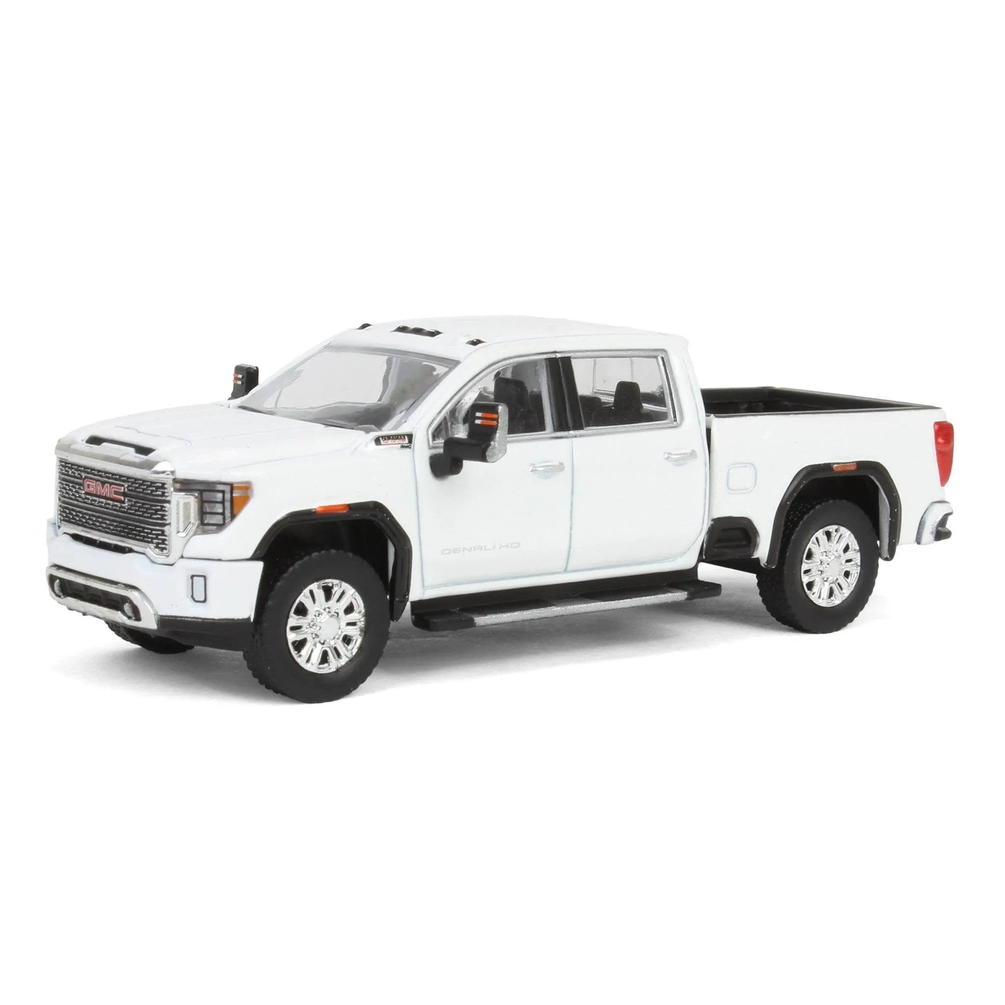 1/64 2022 GMC Sierra 2500 Denali, Summit White, Karson Diecast Exclusive 51510-B