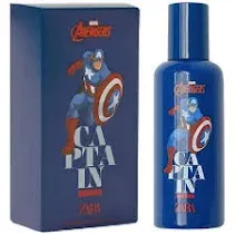 Zara Avengers Captain America Eau De Cologne(50ml/1<wbr/>.69fl)Mint Box,As Seen In Pic