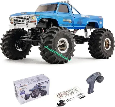 FMS 12402 1/24 Smasher Monster RC Crawlers FCX24 RC Truck 8km/h 2  2.4Ghz Blue