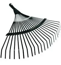 Upgraded 42cm 22 Teeth Steel Fan Rake for Head Replacement for Garden Lawns Patio & Yards Leaves Leaf Moss Carbon S Rake Head Replacement