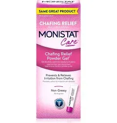 2 Pack Monistat Soothing Care Chafing Relief Powder-Gel, 1.5-Ounce Tube