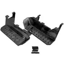 Rugged Ridge 11139.02 Semi Gloss Black Side Step - Pair