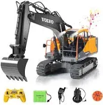 Volvo Rc Excavator 1/16 Scale DOUBLE E EC160E Model Toy EE