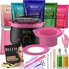 Premium All-In-One Waxing Kit for Women | Salon Quality 5-Pack Hard Wax Beads