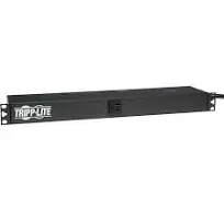 TRIPP LITE 12-outlets 15ft-cord 15a horizontal rackmount pdu strip 1u-0u PDU1215