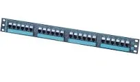 Ortronics OR-PHD66U24 24-Port Clarity Cat6 Patch Panel, Six-Port Modules, New!