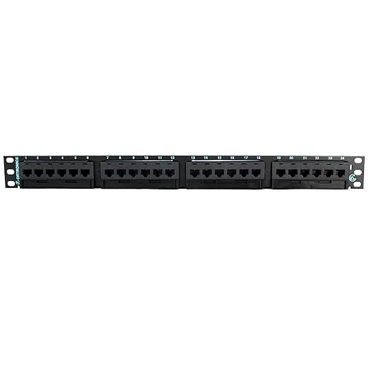 Ortronics OR-PHD66U24 Clarity 6 Patch Panel, Six-Port Modules, 24-Port