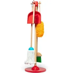 Melissa & Doug Let's Play Dust! Sweep! Mop! 6-Piece Pretend Play Set