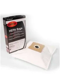 EnviroCare Replacement HEPA Filtration Vacuum Cleaner Dust Bags made to fit Riccar Moonlight and Sunburst. Simplicity Jack and Jill Canisters 6 Pack