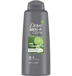 Dove, Men+Care, 2 In 1 Shampoo + Conditioner, Reinvigorating<wbr/>, Lime + Cedarwood,