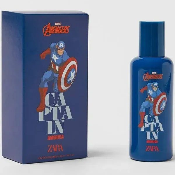 Zara Kids Marvel Avengers Captain America Boys Fragrance Spray EDC Eau de Cologne 50 ml (1.7 fl. oz)