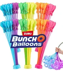 Bunch O Balloons Tropical Party 200+ Rapid-Filling Self-Sealing Water Balloons