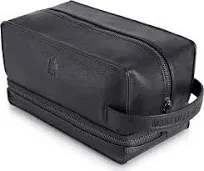 Make Life Exclusive Leather Toiletry Bag for Men