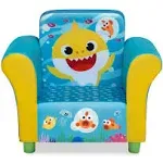 Baby Shark Upholstered Accent Chair with Sculpted Frame by Delta Child