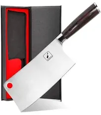 Imarku 7-Inch Stainless-Steel Chopper-Cleaver-Butcher Knife