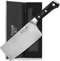 Cutluxe Artisan Series 7" Heavy Meat Cleaver Chopping Knife