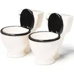 Bigmouth Co. &#034;The Toilet&#034; Just what the party needed! Shot Glass Set(2) - New