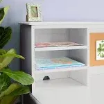 Guidecraft Kids' Taiga Desk and Hutch - Gray