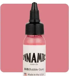 Dynamic Bubble Gum Pink Tattoo Ink – Professional Long-Lasting Tattooing Inks - 1 Ounce Bottle