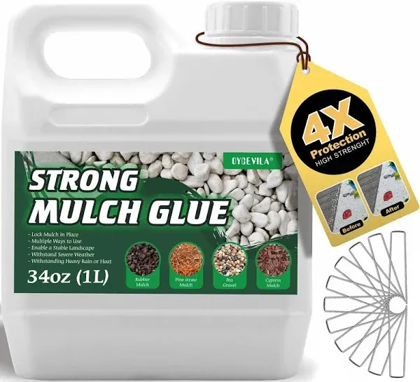 1 Gallon Quick Dry Mulch Gravel Binder Glue