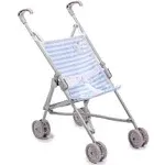  | Berenguer Boutique | Single Umbrella Baby Doll Stroller | Blue Single