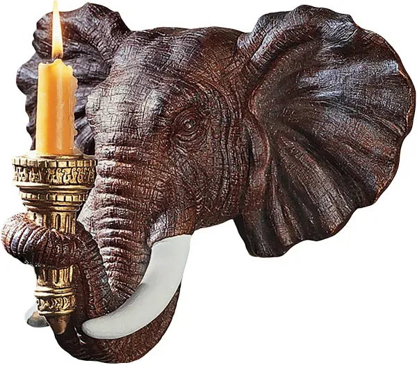 ELEPHANT HEAD SCONCE