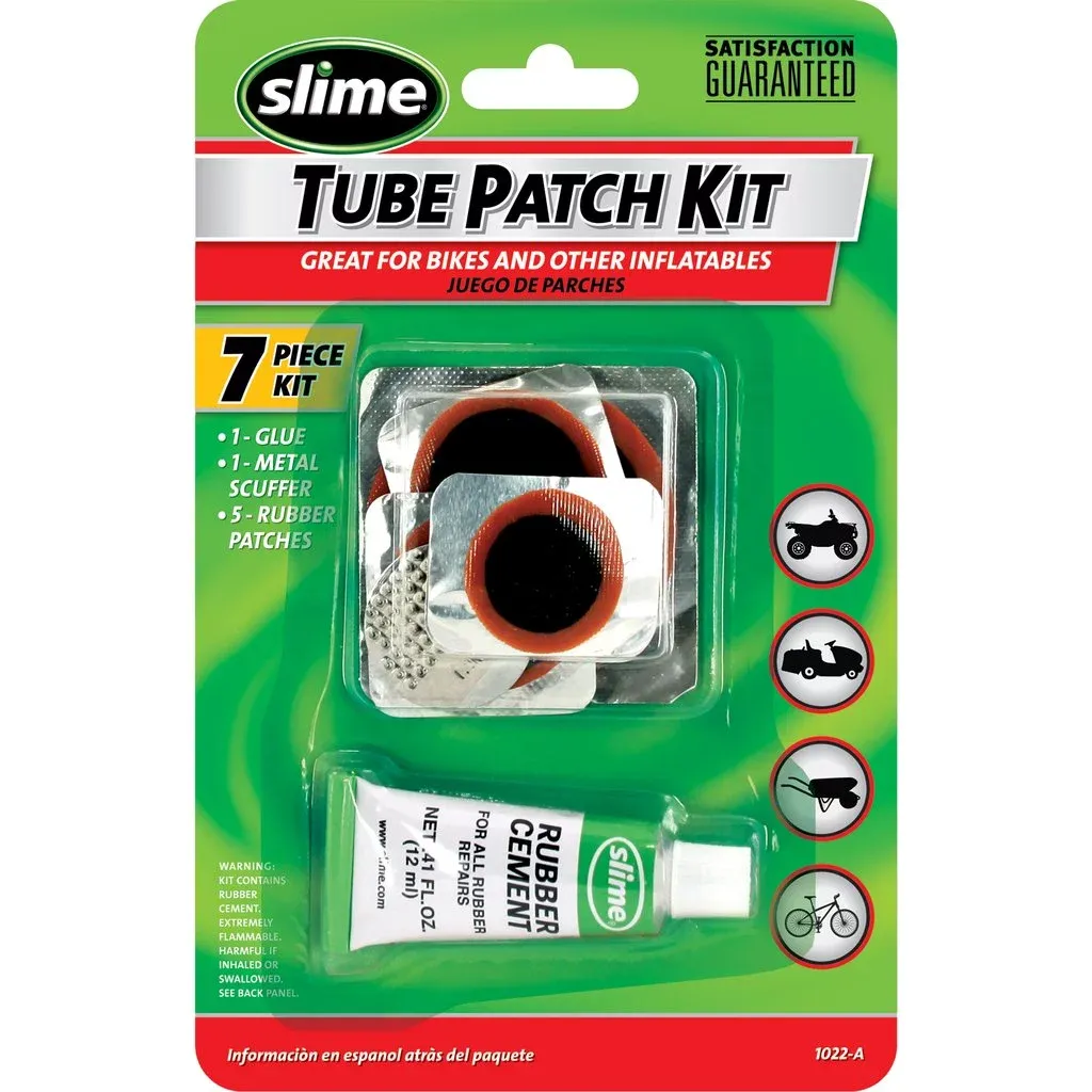 Slime Seven Piece Bike Inner Tube Patch Kit - 1022-a