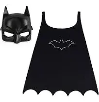 BATMAN DC Comics, Cape and Mask Set, Super Hero Costume Accessories, Kids Roleplay for Boys and Girls Ages 4 and up