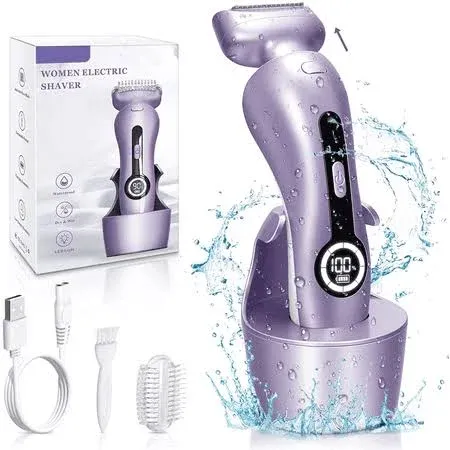 Electric Shaver Women Legs Bikini Trimmer Razors Underarm Hairs Wet Public Dry