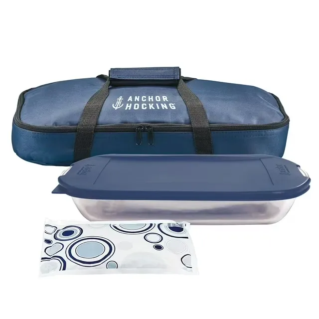 Anchor Hocking 4-Piece Bake & Take Tote Set