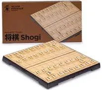 Yellow Mountain Imports Shogi Japanese Chess Magnetic Travel Game Set - 9.6-Inch