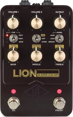 New Universal Audio Lion 68 Super Lead Amp Simulator Guitar Effects Pedal