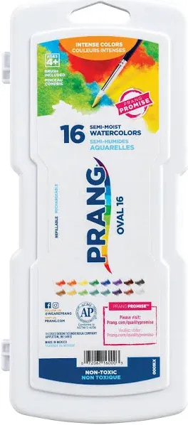 Prang 16 Oval Watercolors