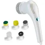 ZZ Life Electric Scrubber, Handheld Cleaning Brush, Includes 5 Replaceable Heads