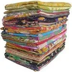 Tribal Kantha Vintage Cotton Bed Cover Throw