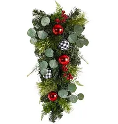 Nearly Natural 26" Holiday Christmas Greenery Ornament Artificial Swag