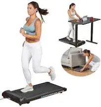 Lifepro Walking Pad Treadmill Under Desk Small Treadmill - Ultra Quiet Bluetooth Smart Portable Compact Mini Treadmills for Home/Office - Max Speed 3.8mph, Weight 200 Lb - with User Manual