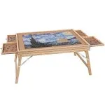 VEVOR 1500 Piece Puzzle Table with Folding Legs, 4 Drawers and Cover,