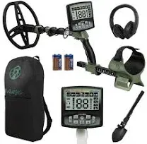 Metal Detector for Adults Professional, Pinpoint Metal Detector Waterproof Gold and Silver, Higher Accuracy, Bigger LCD Display, 12" IP68 Coil, New Advanced DSP Chip