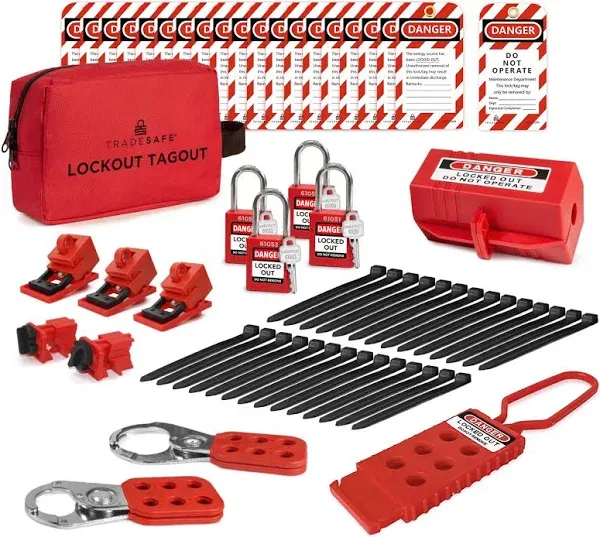 Tradesafe Electrical Lockout Tagout Kit