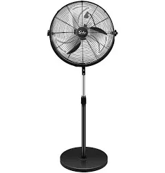 Simple Deluxe 18&#039;&#039; High Velocity Pedestal Stand Fan Heavy Duty Metal Industrial