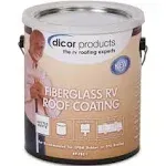 Dicor Fiberglass RV Roof Coating Tan 1 Gallon RP-FRCT-1