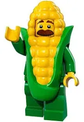 Lego Minifigure Series 17 Corn Cob Guy