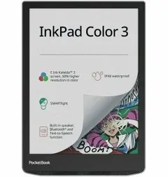 PocketBook InkPad Color 3 E-Book Reader | Enhanced 7.8'' Color E-Paper E-Ink Screen | Eye-Friendly E-Reader for Comics | SMARTlight | Audiobooks & Text-to-Speech | Bluetooth® & Built-in Speaker