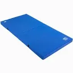  BiFolding Gymnastics Crash Landing Safety 4 ft x 4 ft x 4 Inch Blue Mat Pad